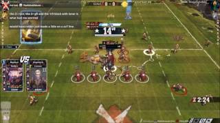 Bloodbowl 2  And out come the rats Skaven  Game 1 [upl. by Ranice578]