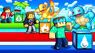 ELEMENTAL Pixelmon LUCKY BLOCK RACE in Minecraft PIXELMON [upl. by Yrelle]