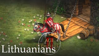 Lithuanians theme  Age of Empires II DE [upl. by Ahsea924]