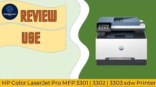 HP Color LaserJet Pro MFP 3301  3302 3303 sdw Printer  Review amp Use [upl. by Anaej]