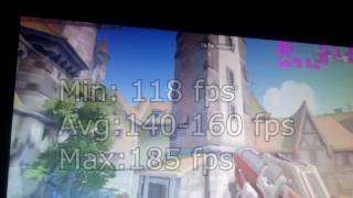 TEST FPS Overwatch RAM 1333Mhz vs 2133Mhz GTX1070 and HD7870 [upl. by Ardnua]