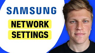 How to Enable and Access Network Settings on Samsung Smart TV [upl. by Ennoryt]