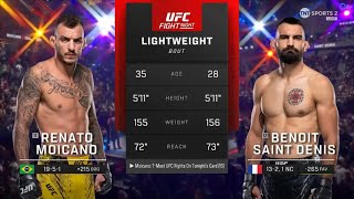 FULL FIGHT  RENATO MOICANO VS BENOIT SAINTDENIS  UFC FIGHT NIGHT [upl. by Jere]