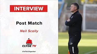 Neil Scally Post Match Interview  Stirling Albion 3  1 Clyde  William Hill League Two [upl. by Anavrin]