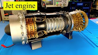 Assemble turbofan engine  Jet engine  model WS15 Relax amp Decompress [upl. by Huebner]