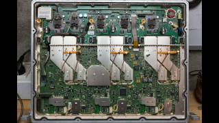 Nokia Siemens Flexi WCDMA 2100MHz Base Station Teardown Power amplifier Part 4 [upl. by Ahsikan]