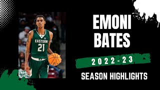 Emoni Bates 202223 Eastern Michigan Eagles Highlights [upl. by Orabelle706]