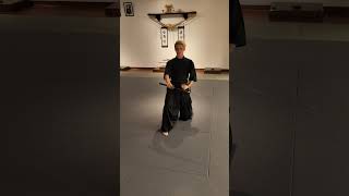 ZANTOTSUTO Slow Practice martialarts samurai sword iaido katana meditation japan zanshin [upl. by Tdnaltroc]