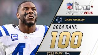 100 Zaire Franklin OLB Colts  Top 100 Players of 2024 [upl. by Kabab]