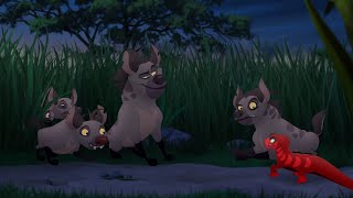 The hyenas sneak to PrideRock Scene  The Lion Guard Battle for The PrideLands 4K Clip [upl. by Essyla553]