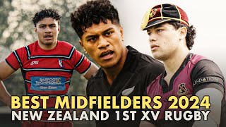 The best midfielders in New Zealand schoolboy rugby 2024 [upl. by Aia394]