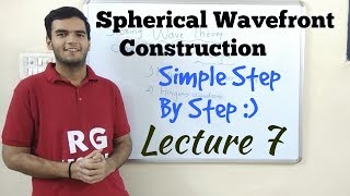 Construction Of Spherical Wavefront in Hindi wavetheory of light sphericalwavefront [upl. by Auka90]