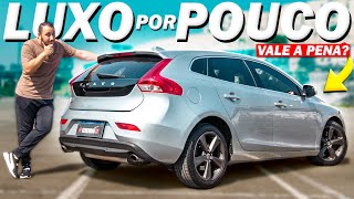 UM CARRO LUXUOSO que o BRASILEIRO NÃO DÁ VALOR 😱 Volvo V40 T4 [upl. by Barmen881]