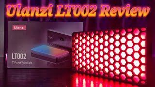 ulanzi LT002 7quot 10w RGB LED Pocket Video Light Review [upl. by Wendel324]