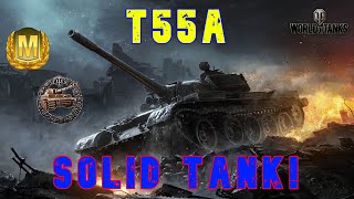 T55a Solid Tank Just not a T54 ll Wot Console  World of Tanks Console Modern Armour [upl. by Maclaine979]