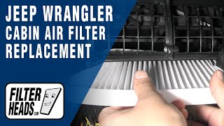 How to Replace Cabin Air Filter 2019 Jeep Wrangler  AQ1286 [upl. by Akihdar784]