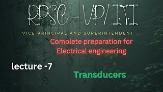 Transducers and its type LVDT  Important questions  RPSC ITI VP ALL JEAE Exam  Measurements [upl. by Htbazile]