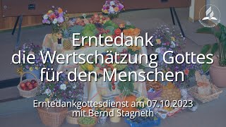 Erntedankgottesdienst 0710 – Adventgemeinde Einöd [upl. by Lynnell]