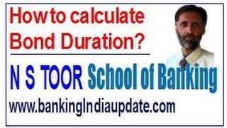 How to calculate Bond Duration [upl. by Eresed]