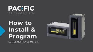 How To Program a Lumel N21 Digital Panel Meter [upl. by Christa]