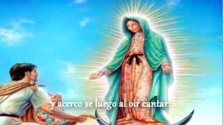 LA GUADALUPANA  CANTO A LA VIRGEN DE GUADALUPE letra [upl. by Dnomyad]