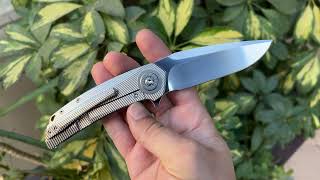 Skiff Made Blades Fugitive 109 Custom Knife From R1MarketPlace [upl. by Parlin]