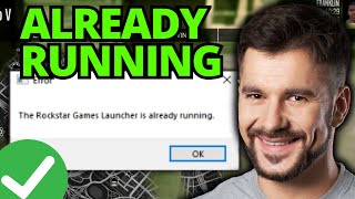 Fix Rockstar Games Launcher is Already Running on GTA V [upl. by Ainoloppa66]