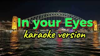 In Your EyesEast Side Band karaoke with lyrics [upl. by Hughes]