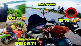 Morning ride Chandigarh to solan 😍🥰  mza aa gya osm view 😍  motovlog solan rider  RIDER RITIK [upl. by Irrehs119]