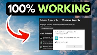 Windows Security Not Opening or Working On Windows 11 [upl. by Anirret]