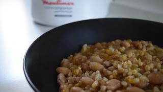 Zuppa di farro e fagioli  con il Moulinex Cuisine Companion [upl. by Chance634]