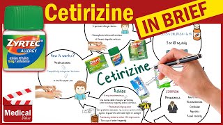 Cetirizine  Zyrtec 10 mg What is Cetirizine Used For Dosage Side Effects amp Precautions [upl. by Rutan44]