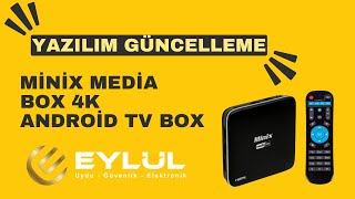 Yazılım Güncelleme  Minix Media Box 4K Android Tv Box [upl. by Ahserb]