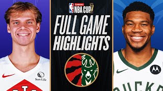 RAPTORS at BUCKS  EMIRATES NBA CUP 🏆  FULL GAME HIGHLIGHTS  November 12 2024 [upl. by Atinniuq]