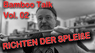 BambooTalk 02  Richten von Bambus Spleißen zum Bau von Fliegenruten Bambooflyrod Gespließtenbau [upl. by Llertnac871]