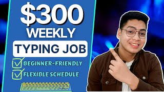 Earn Up To 050 Per Minute  Typing Job From Home [upl. by Burra]