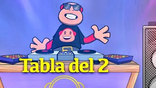 Aprende La Tabla del 2 con El Mono Sílabo Tablas de Multiplicar Video Educativo [upl. by Doowrehs]