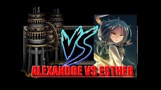 FFBE PARTAGE  ALEXANDER VS ESTHER [upl. by Ellicec]