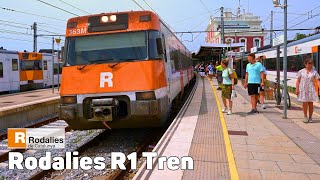 R1 Tren  Rodalies de Catalunya  Viaje completo [upl. by Vivian]