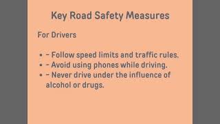 Road Safety । English । Amandeep Kaur Gill [upl. by Aekin]