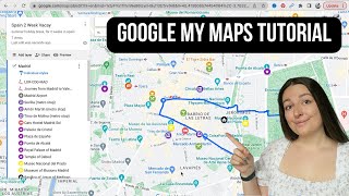 GOOGLE MY MAPS TUTORIAL  Get Started with Travel Planning [upl. by Macdonell419]