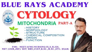 CYTOLOGY  MITOCHONDRIA HISTORY  MORPHOLOGY  STRUCTURE  ORIGIN  FUNCTION  PARTA [upl. by Akayas]