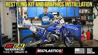 Polisport Restyling Kit and DeCal Works Graphics Installation [upl. by Anigue]