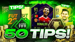 50 Tips To Help You DOMINATE FIFA 22 Ultimate Team [upl. by Annie651]