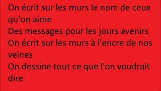 Kids United  On écrit sur les murs lyrics [upl. by Willdon432]