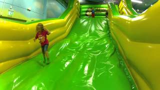 Indoor Playground Inflatable slide [upl. by Annaigroeg]