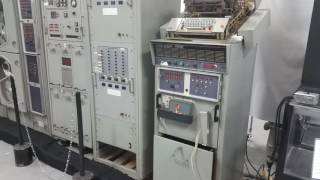 Univac 1532 InputOutput console  first power up [upl. by Ardnusal]