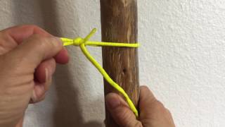 How to tie Canadian Jam survival knot [upl. by Eelik]