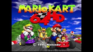 Mario Kart 64 HD N64HD Texture Pack Lets Play 1694K30 [upl. by Viridis]