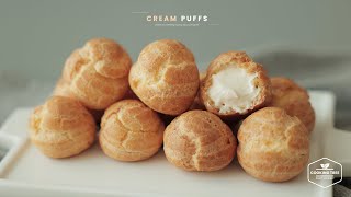 기본이 역시 제일 맛있어🎵 슈크림 만들기  Cream puffsChoux Recipe  Cooking tree [upl. by Ojibbob]